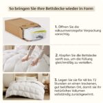 BEDSURE Daunendecke 135x200 cm Winterdecke – Wärmende Federbettdecke mit OEKO-TEX Zertifikat – Bild 7