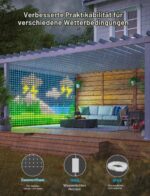 Govee Smart LED Vorhang 4,5x2m mit 1560 LEDs – RGBIC Curtain Lights mit AI & App-Steuerung – Bild 9