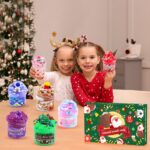 Funewest Schleim Adventskalender 2026 mit 24 Tagen – Weihnachtsüberraschung für Kinder – Bild 2