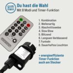 MONZANA Kirschblütenbaum 180 cm mit 200 LED Warmweiss – Elegante Dekoration für Innen & Aussen – Bild 5
