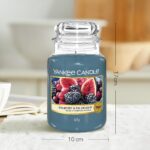 Yankee Candle Mulberry & Fig Delight 623g – Duftkerze im Glas mit bis zu 150h Brenndauer – Bild 3