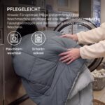 BEDSURE Winterdecke 135x200 cm mit 450 GSM – Wärmebettdecke für Allergiker, OEKO-TEX zertifiziert – Bild 6