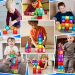 Mauikay Magnetische Bausteine 100 Teile – STEM Lernspielzeug für Kinder ab 3 Jahren – Bild 4