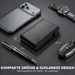 TENBST Smart Wallet 3.0 – Ultradünne Herren-Geldbörse aus Leder mit RFID-Schutz – Bild 3