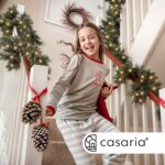 CASARIA 5m LED Weihnachtsgirlande mit 100 warmweissen LEDs – Kunsttanne für Innen & Außen – Bild 7