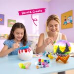 Klever Kits Mond-Lampen Malset – DIY Nachtlicht zum Selbstgestalten für Kinder ab 6 Jahren – Bild 7
