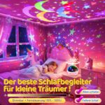 OneFire Einhorn Sternenhimmel Projektor – 3 Filme + 93 Effekte mit Fernbedienung für Mädchen ab 3 Jahren – Bild 5