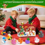 Tymokcall Adventskalender Enten 2026 – 24 Quietscheenten für Kleinkinder 1–3 Jahren – Bild 2