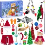 iZoeL Adventskalender 2026 für Katzen – 24 Spielzeuge & Accessoires für tägliche Überraschungen
