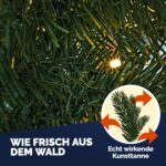CASARIA 5m LED Weihnachtsgirlande mit 80 warmweissen LEDs & Deko – IP44 In- & Outdoor – Bild 6