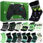 Get Trend Xbox Socken Adventskalender – 24 Paar Gaming Socken für Jungen & Teens (EU 35-40)