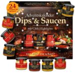 He-Ju Saucen Adventskalender 2026 – 24 Feinkost-Saucen & Dips in Gläschen