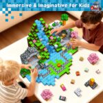 Pourbibi Magnetische Bausteine 150 Teile – STEM Lernspielzeug für Kinder ab 3 Jahren – Bild 8