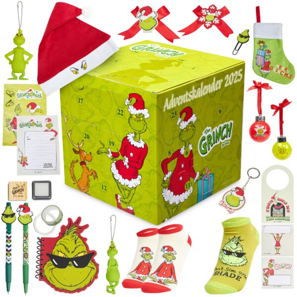 The Grinch Adventskalender 2026 – 24 Überraschungen für Erwachsene & Teenager