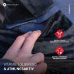 Höhenhorn Adamelo Herren Steppjacke – Winterjacke mit abnehmbarem Kunstfellkragen – Bild 4