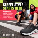 Skechers Damen UNO Shimmer Away – Komfort-Sneaker mit Memory Foam für Alltag & Freizeit – Bild 2