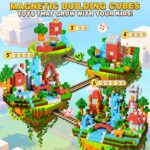 COOLJOYA 150er Magnetische Bausteine – Kreatives Konstruktionsspielzeug für Kinder ab 3 Jahren – Bild 4