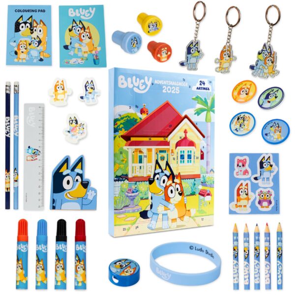 BlueY Adventskalender 2026 – 24 Schreibwaren Überraschungen für Kinder