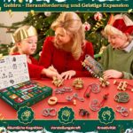 FORMIZON Adventskalender 2026 mit 24 Knobelspiele – Metall- & Holzpuzzles für Familie – Bild 5