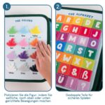 BONNYCO Montessori Busy Board Filz – 8 Sensorische Tafeln im Koffer für Kinder 1–4 Jahre – Bild 8