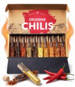 Timber Taste Chili Geschenkset 10er – Scharfe Gewürze bis 1,2 Mio Scoville für Liebhaber