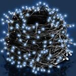 MONZANA Lichterkette 400 LED 40m – Spritzwassergeschützt für Innen & Aussen