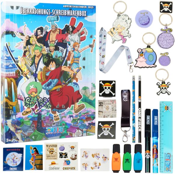 One Piece Adventskalender 2026 – 24 Überraschungen für Anime-Fans