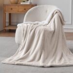BEDSURE Sherpa Kuscheldecke 150x200 cm – Flauschige Wolldecke für Couch & Bett – Bild 2