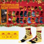 Get Trend Harry Potter Socken Adventskalender 2026 – 24 Paar Damen Socken (Grösse 33-39) – Bild 6