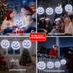 2er-Set LED Weihnachtslaterne 30cm – Schneemann-Design mit 40 LEDs, 8 Modi & IP44 Wasserdicht – Bild 2