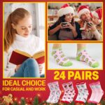 Hello Kitty Sanrio Adventskalender 2026 – 24 Paar Socken für Damen & Teenager Grösse 33-40 – Bild 4