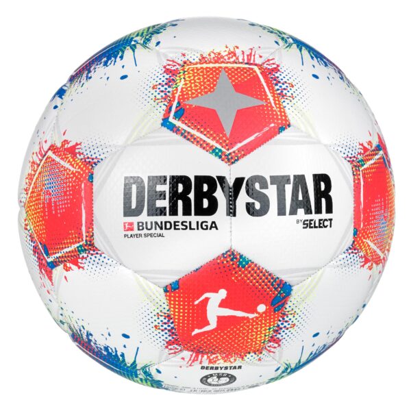 Derbystar Bundesliga Fussball Gr. 5 – Trainingsball mit Diamantenstruktur für Kinder