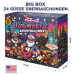 EWL Adventskalender US Sweets Mix 2026 – 24 amerikanische Süssigkeiten für die Adventszeit – Bild 3