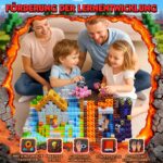 COOLJOYA Magnetbausteine 150 Teile – STEM Lernspielzeug für Kinder ab 3 Jahren – Bild 6