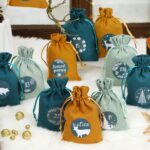 Papierdrachen Adventskalender 2026 – 24 Baumwoll-Stoffsäckchen mit Zahlenaufklebern & Jutekordel – Bild 7
