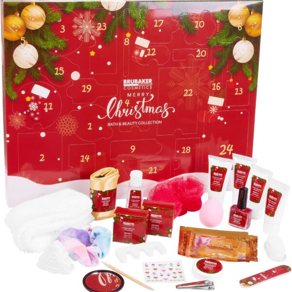 BRUBAKER Cosmetics Beauty Adventskalender 2026 – XXL Wellness Geschenk mit 24 Körperpflege Produkten