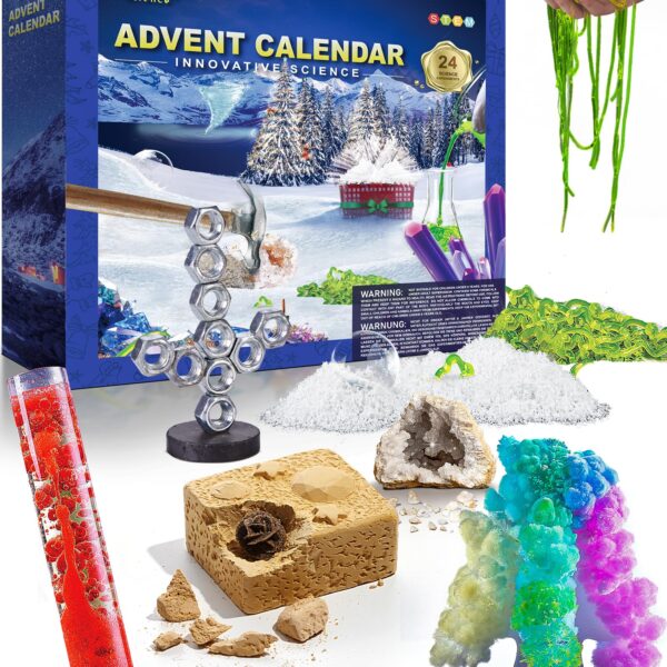Greek Science Adventskalender 2026 mit 24 STEM-Experimenten – Wissenschaftskalender für Kinder ab 8