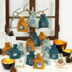 Papierdrachen Adventskalender 2026 – 24 Baumwoll-Stoffsäckchen mit Zahlenaufklebern & Jutekordel – Bild 5