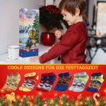 Get Trend Paw Patrol Chase Socken Adventskalender – 24 Paar für Kinder Grösse 27-31 – Bild 3