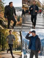 TACVASEN Herren Fleece Pullover mit Half-Zip – Atmungsaktives Lauf-Langarmshirt – Bild 6
