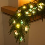 Valery Madelyn 270cm Weihnachtsgirlande grün mit 30 LED Timer – Tannengirlande für Kamin & Treppen – Bild 6
