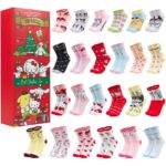 Hello Kitty Sanrio Adventskalender 2026 – 24 Paar Socken für Damen & Teenager Grösse 33-40