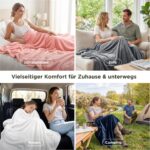 BEDSURE Fleecedecke 150x200cm – Ultraweiche Mikrofaser Wohndecke für Sofa & Bett – Bild 7