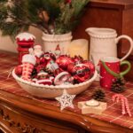 Valery Madelyn 70er Christbaumkugeln-Set Rot-Weiss – Bruchsicher Weihnachtsschmuck – Bild 4