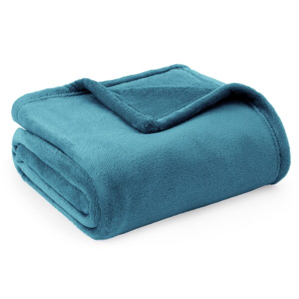 BEDSURE Fleecedecke 150x200cm – Ultraweiche Wohndecke aus Mikrofaser Türkis