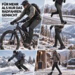 Souke Sports Herren Winter-Fahrradhose Lang mit Fleecefutter – Winddicht & Wasserdicht – Bild 8