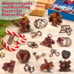 Adventskalender 2026 Knobelspiele – 24 Logikrätsel aus Holz & Metall für Kinder & Erwachsene – Bild 4