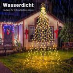 Joomer Weihnachtsbeleuchtung 568 LED 3,87M mit Stern – Warmweiß Außen Christbaumbeleuchtung Dimmbar – Bild 3