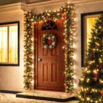 CASARIA LED-Weihnachtsgirlande 10m mit 200 Warmweiss-LEDs – Indoor & Outdoor Tannengirlande – Bild 2