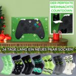 Get Trend Xbox Socken Adventskalender – 24 Paar Gaming Socken für Jungen & Teens (EU 35-40) – Bild 4